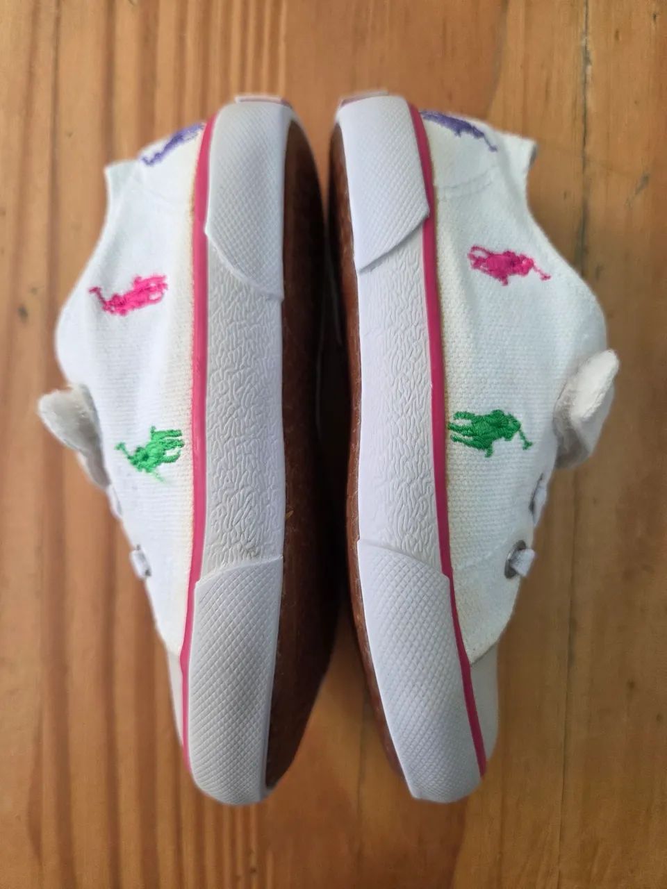 tenis polo ralph lauren infantil branco 21/22 - Foto 4