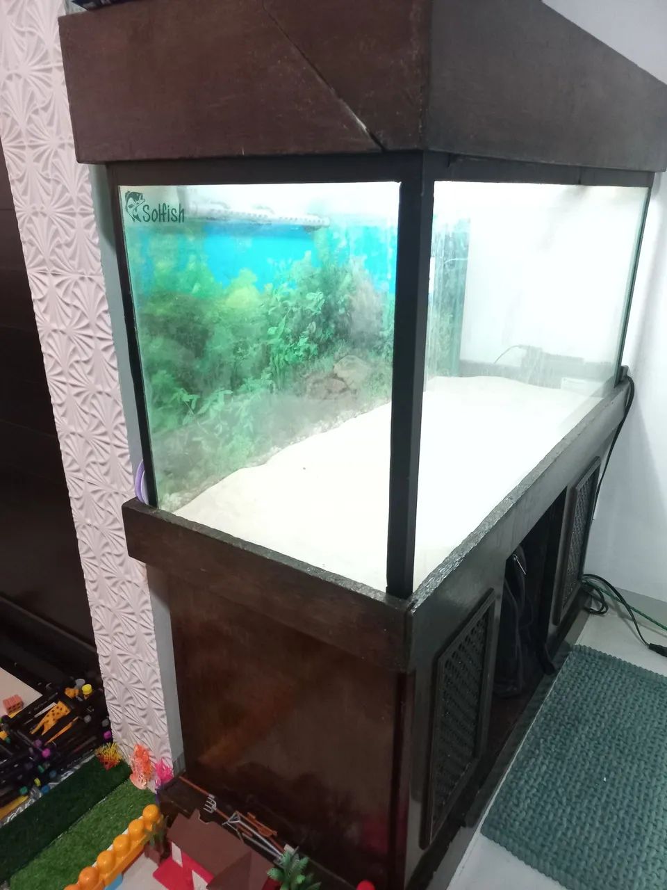 Aquário Jumbo grande 200 litros com Movel