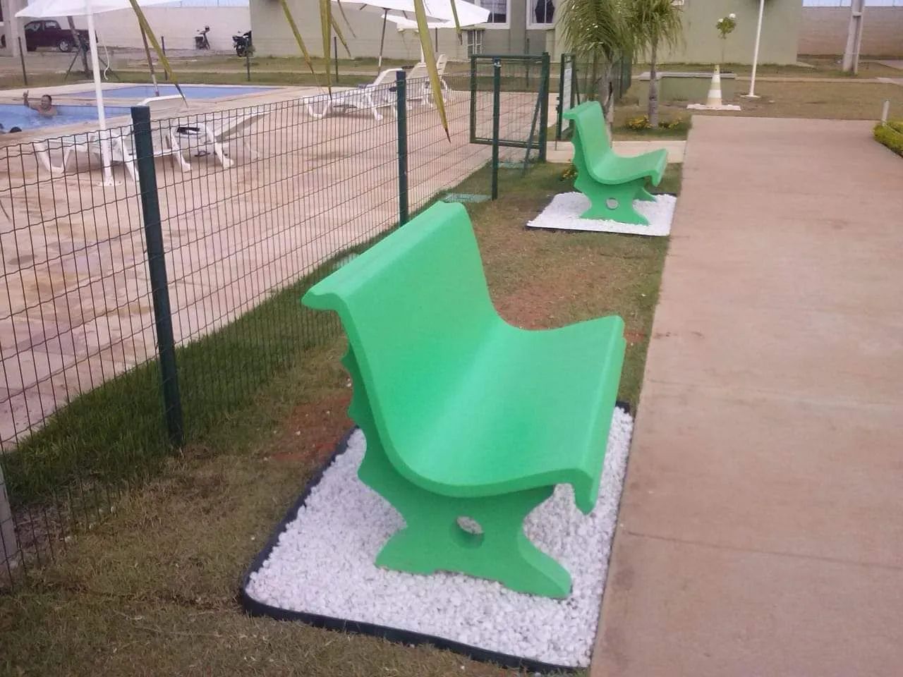 Bancos de cimento  - Foto 2