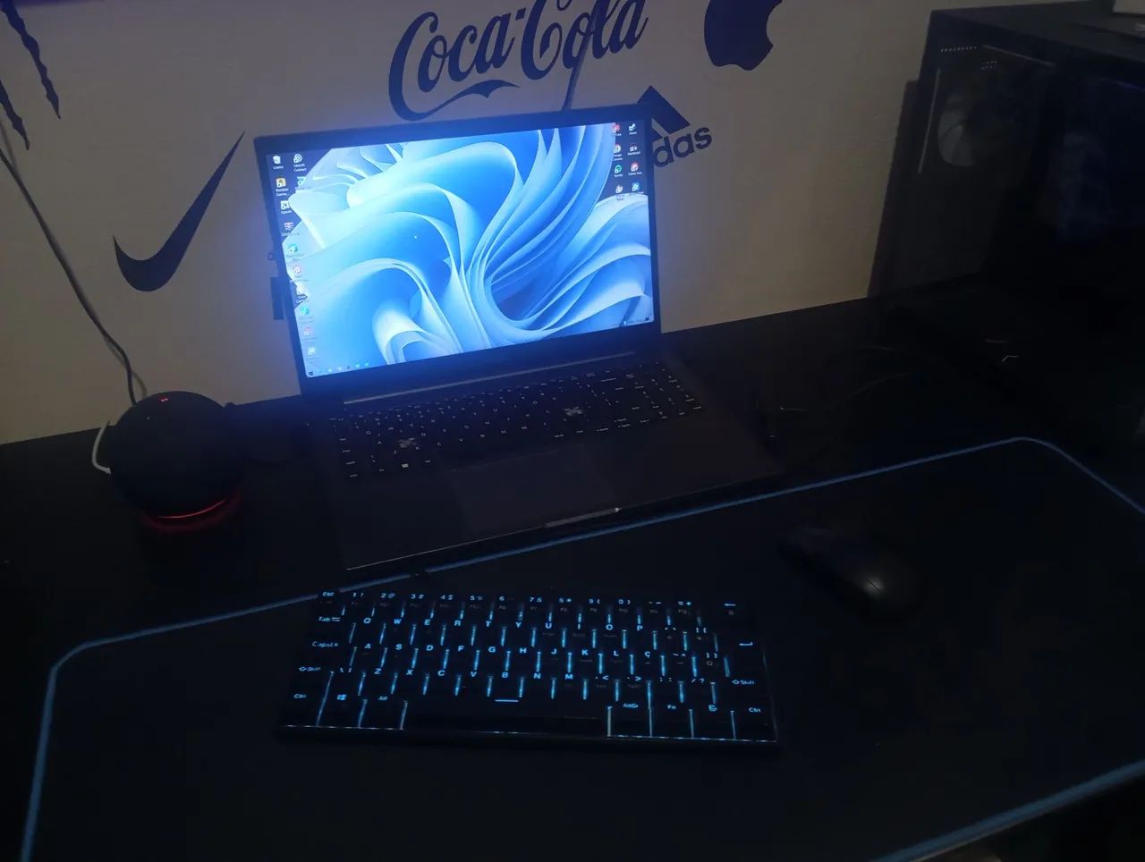 Kit Notebook Samsung i5 11ª Gen + 16GB RAM + Teclado 60% + Mouse Logitech