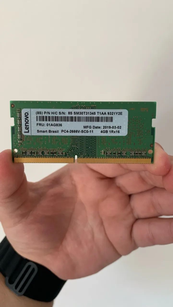 MEMÓRIA RAM 4GB NOTEBOOK - Foto 2
