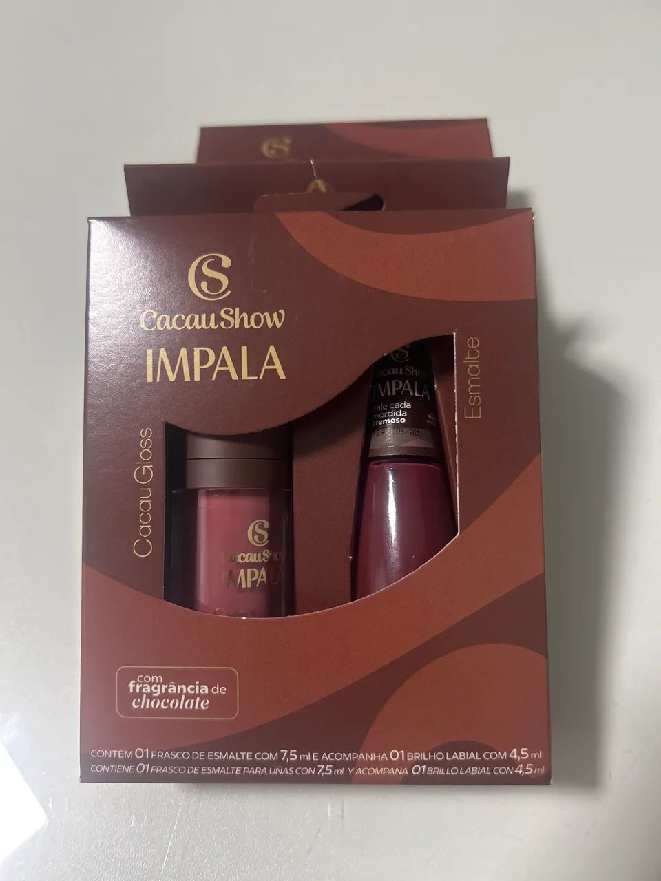 Kit Impala e Cacau Show: esmalte e gloss labial  - Foto 3