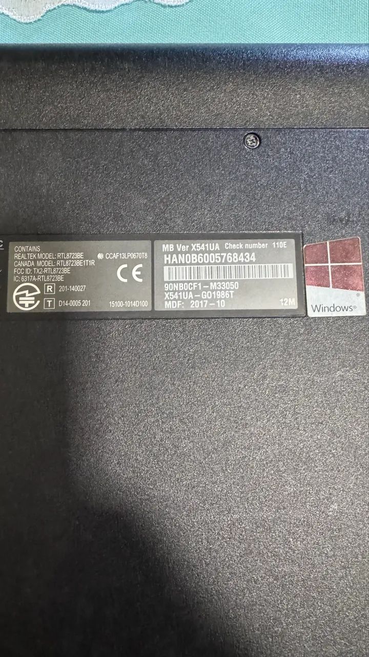 Notebook Asus - retirada de peças - Foto 4