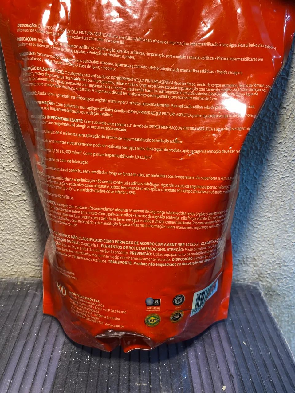 Emulsão Primer asfáltico base de água 1L p/manta adesiva Drykoprimer - Foto 3