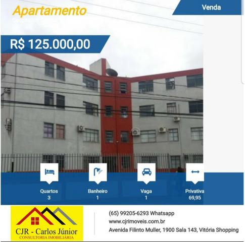 Apartamento 3 quartos no Coophamil