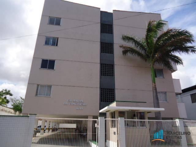 Apartamento com 1 dormitório para alugar, 50 m² por R$ 609,00/mês - Centro - Fortaleza/CE