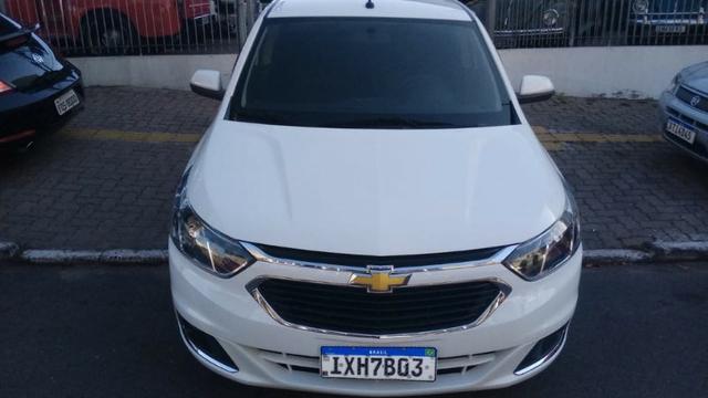 Cobalt LTZ 1.8 economic c/ gnv e banco de couro - pronto p/ uber Black - Foto 7