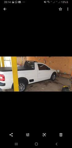 Vendo saveiro trend 1.6 2014 aceita troca de carro de menor valor - Foto 3