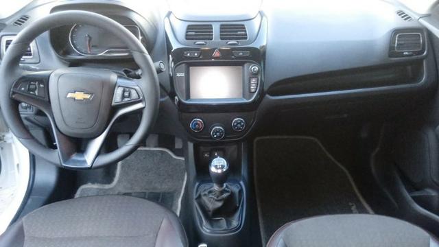 Cobalt LTZ 1.8 economic c/ gnv e banco de couro - pronto p/ uber Black - Foto 2
