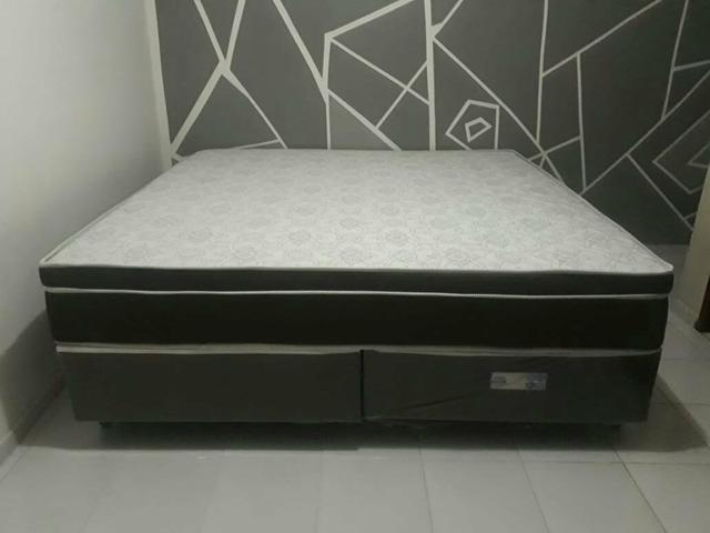 Promoção Cama Box Casal 2m Por 2m Super King Extra Grande - 