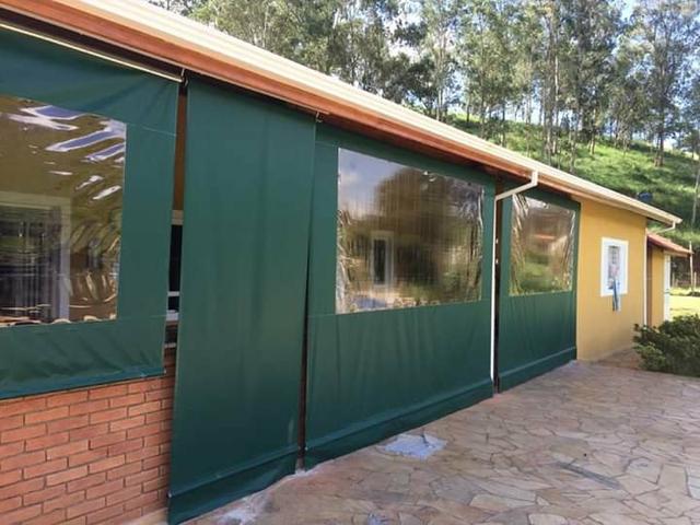 Cortinas de lona recolhiveis