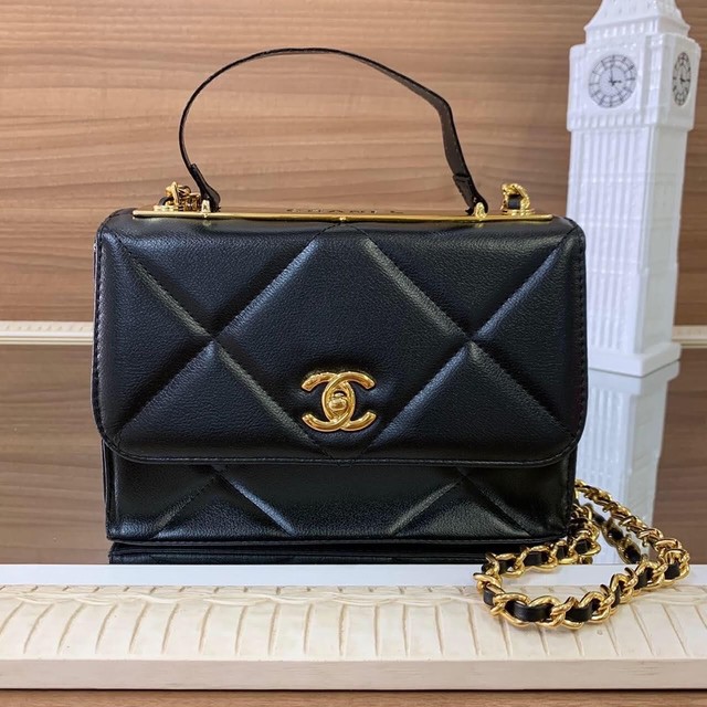 chanel bolsa with handle and chain