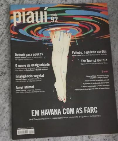 Revista Piauí livro ñ revistinha gibi antiguidade antigo coleção enfeite decoração  - Foto 4