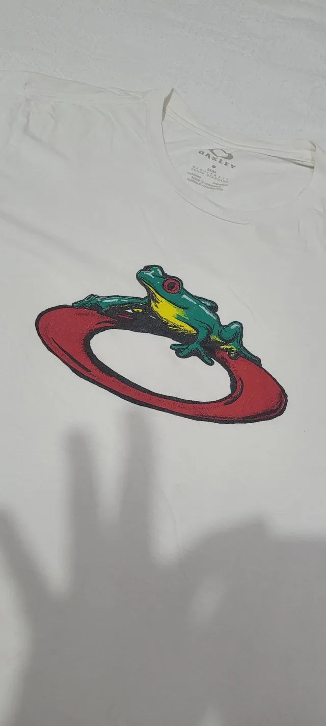 Blusa oakley frogs tamanho M