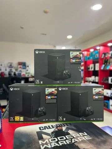 XBOX série X com bolsa exclusiva e 14 jogos exclusivos em mídia