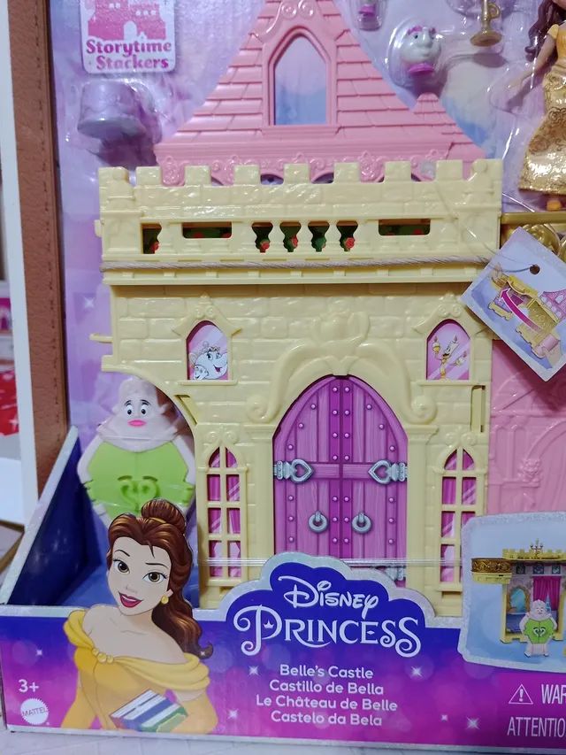 Disney - Mini casa de bonecas Castelo de Bela da Disney Princess