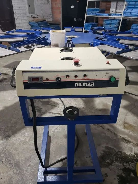 Máquina de Estampa Semiautomática Nilmar - Foto 4