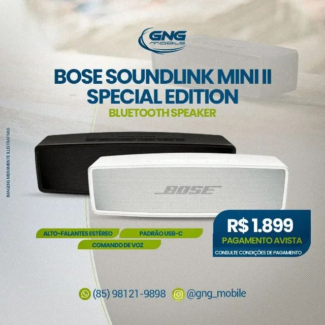 Caixa de Som Bose Soundlink Mini II Special Edition Bluetooth Speaker
