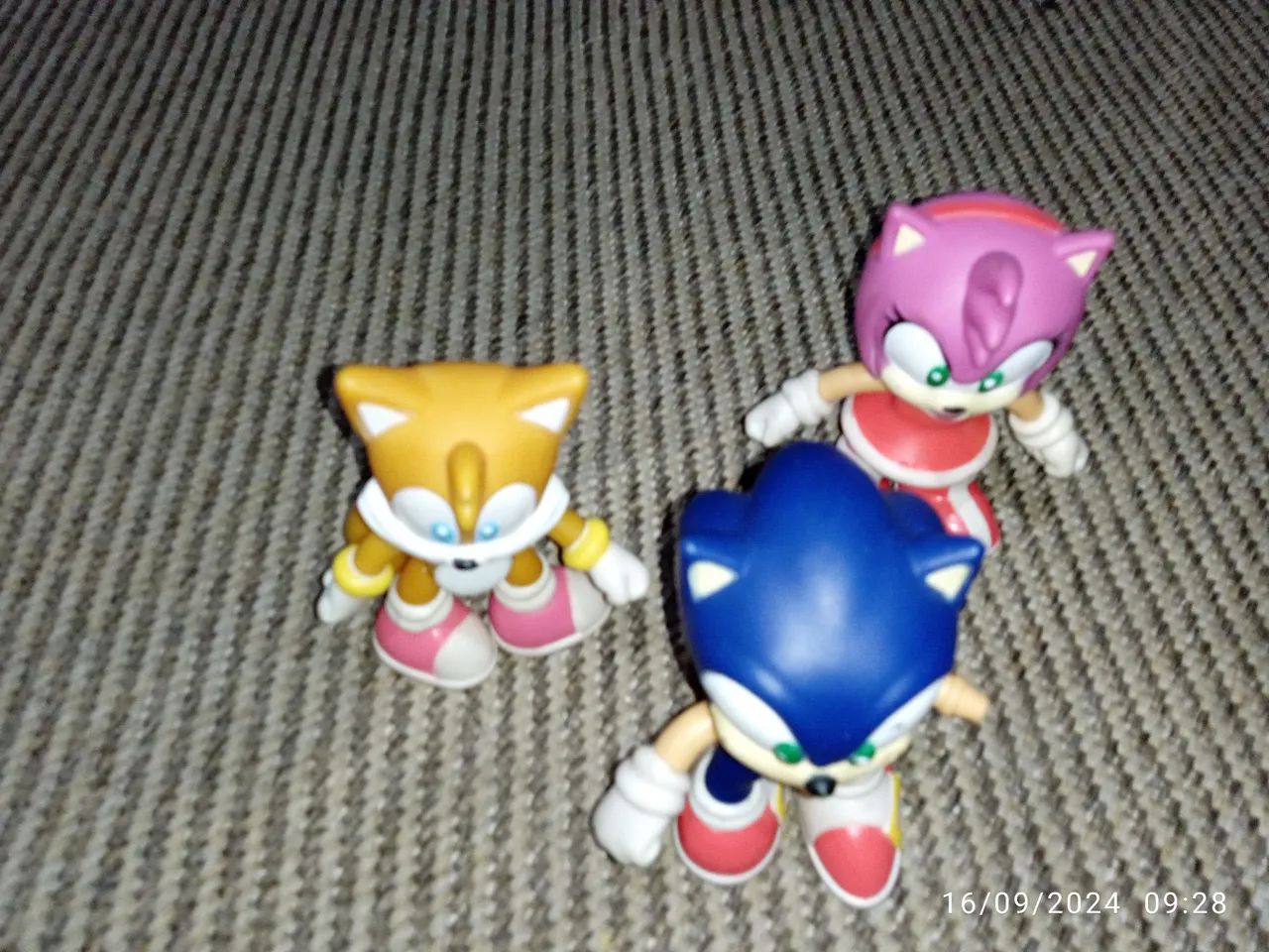 Personagens de Sonic . Kit com 3 bonecos em vinil 11cm - Foto 5