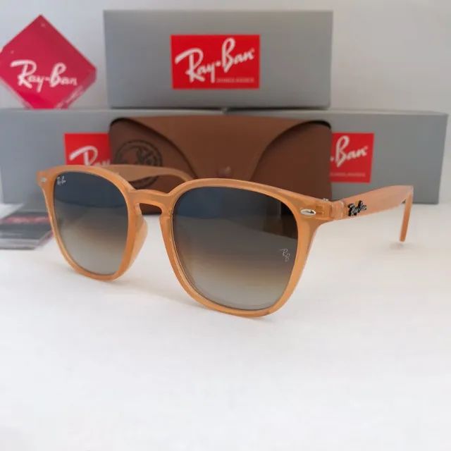 Óculos de Sol ray ban RB4258 Caramello Lentes de cristal - Foto 5