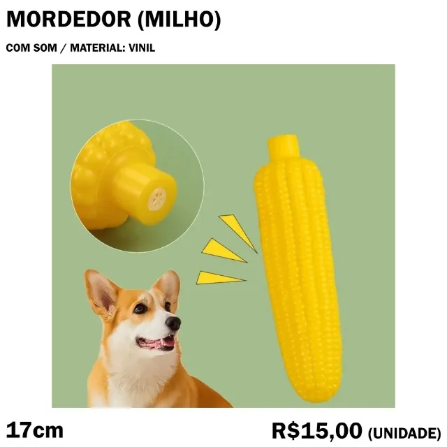 Mordedor Milho para Cães