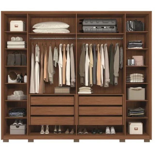 Guarda-Roupa 6 Portas Octavius 2,65 m 100% MDF - Foto 4