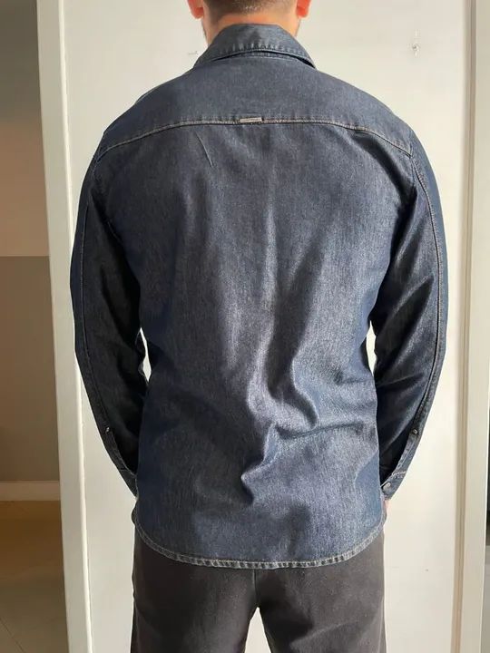 Camisa Jeans Masculina Dooping tam M - Foto 4