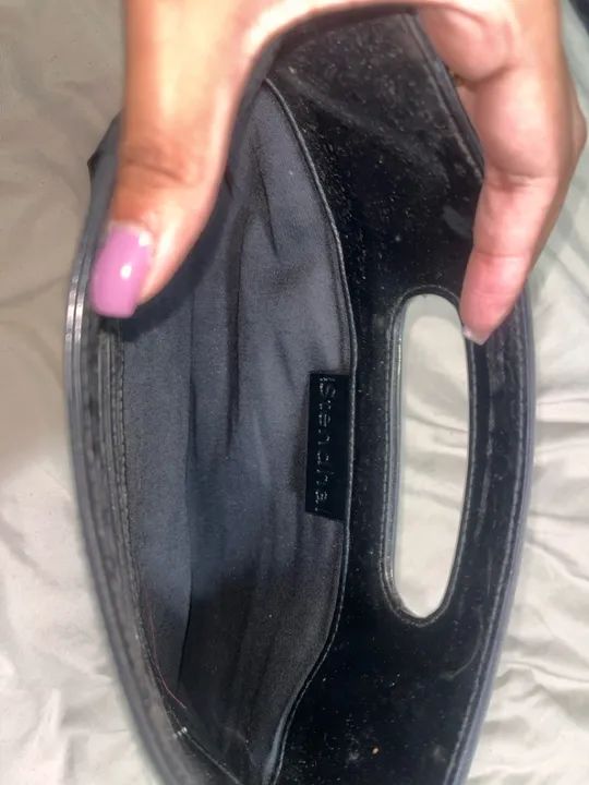 Bolsa de mão preta
