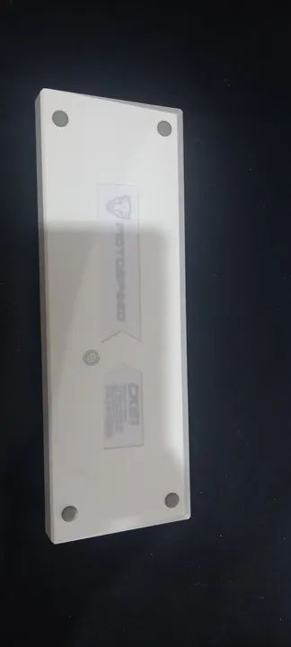 Teclado mecanico motospeed Ck61 essencial branco switch blue Rgb 60% - Foto 3