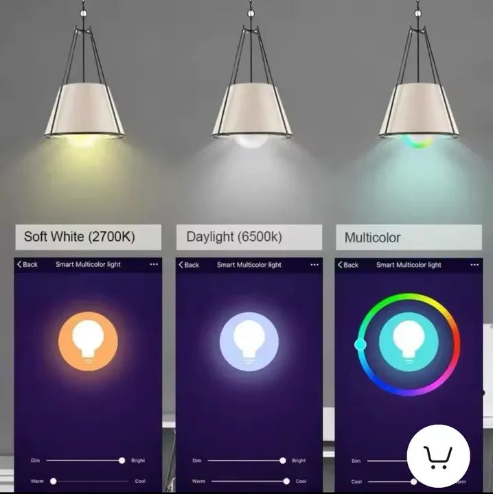 2 lâmpadas Bluetooth com RGB 7w - Foto 4
