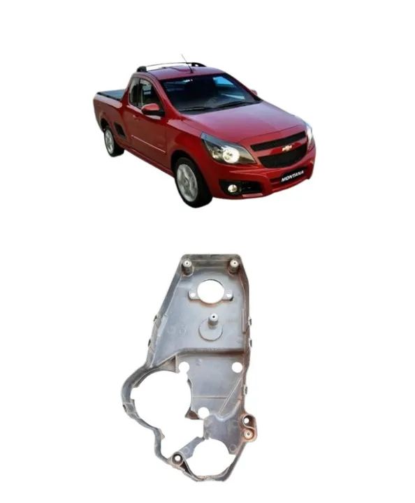 Capa traseira correia dentada Chevrolet Montana 2004/2010