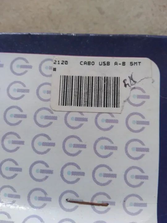 Cabo USB A-B 5m - Foto 4