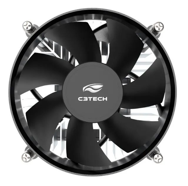cooler gamer c3tech fc-20bk para processador intel 115x - Foto 3