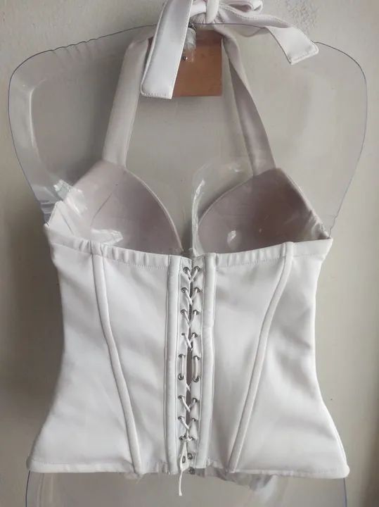 Blusa branca Tam médio elastano  - Foto 2