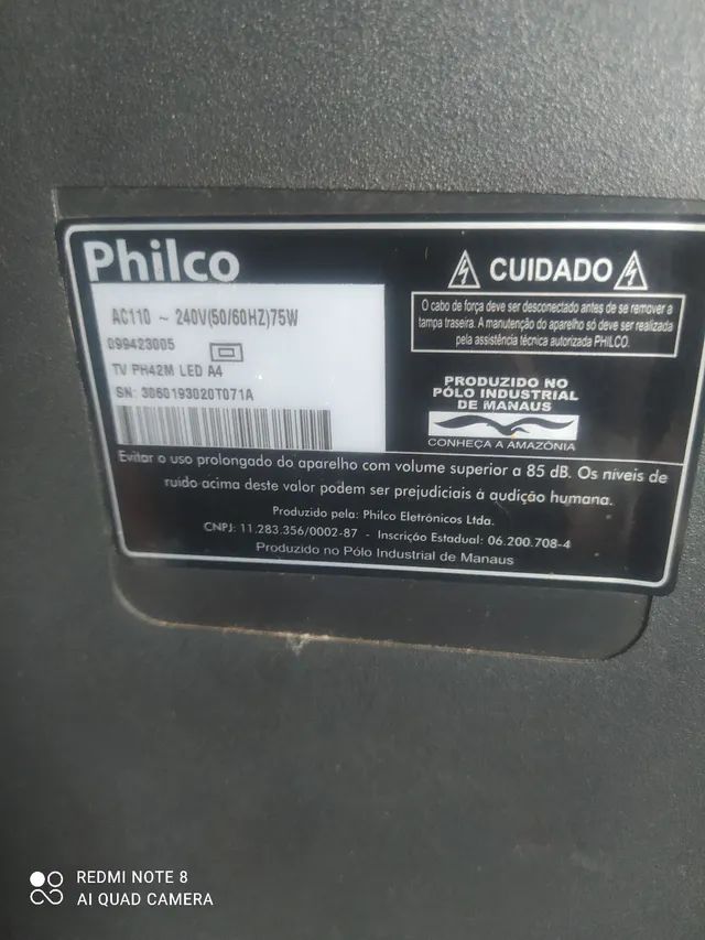 Tv Philco LED 42 polegadas com defeito  - Foto 2