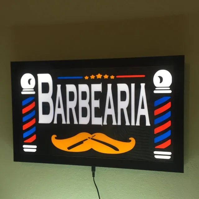 Luminoso Placa Decoração Iluminação de led Letreiro  - Foto 5