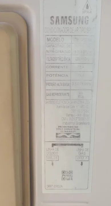 Condicionador de ar Samsung Split Inverter 18.000 btus 220V - Foto 3