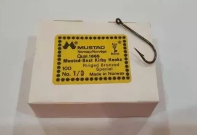 Anzol Mustad Norueguês 1665 1/0 + brindes exclusivos