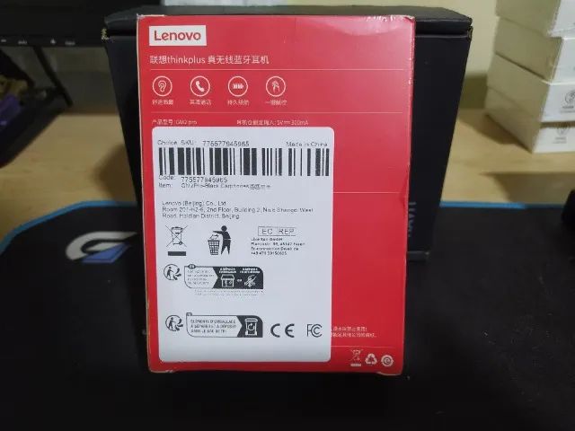 Fone Bluetooth Gamer Lenovo GM2 Pro Lacrado - Foto 2