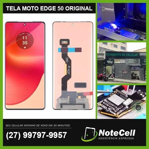 Tela / Display Moto Edge 50 Original Nacional - Instalação em 30 minutos!!!