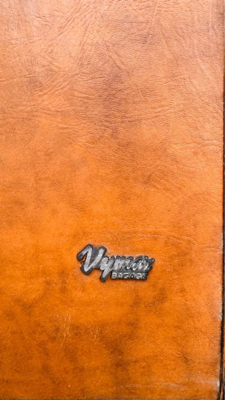 Maleta Vintage de Couro - Foto 2