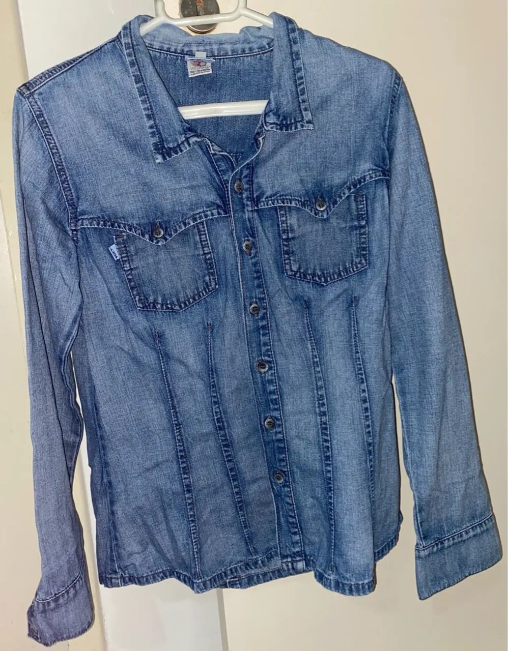 Camisa Jeans Feminina 