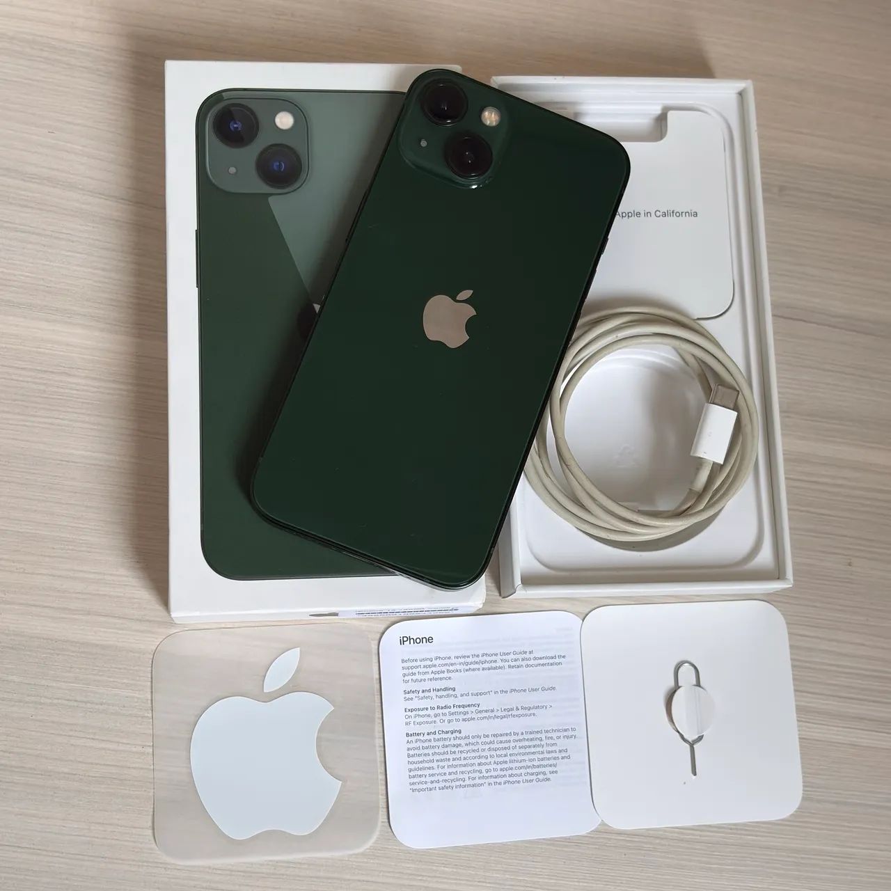 Iphone 13 128Gb Verde Original Caixa Completa Único Dono