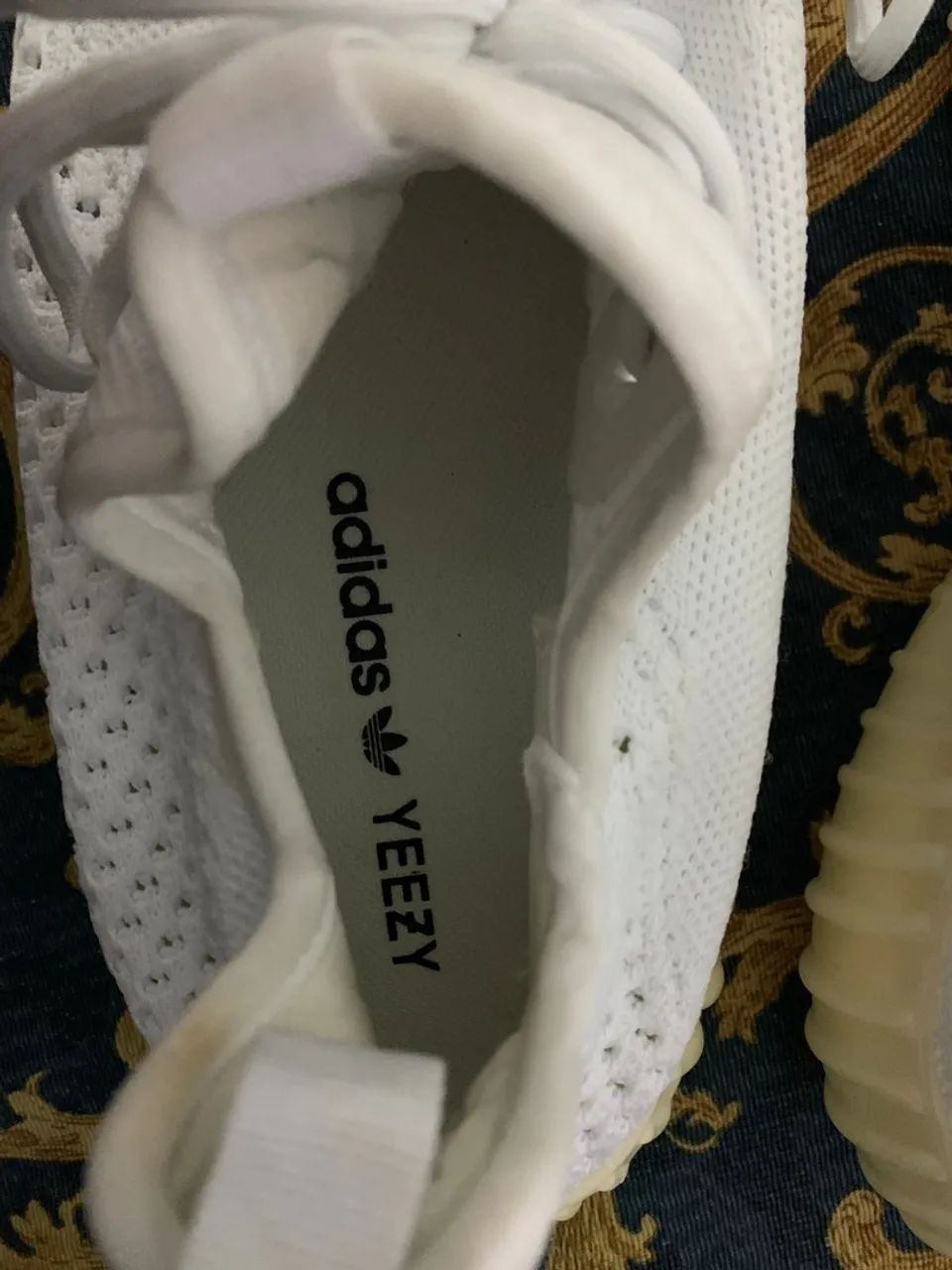 Tênis Adidas Yeezy Boost 350 V2 Branco - Foto 5