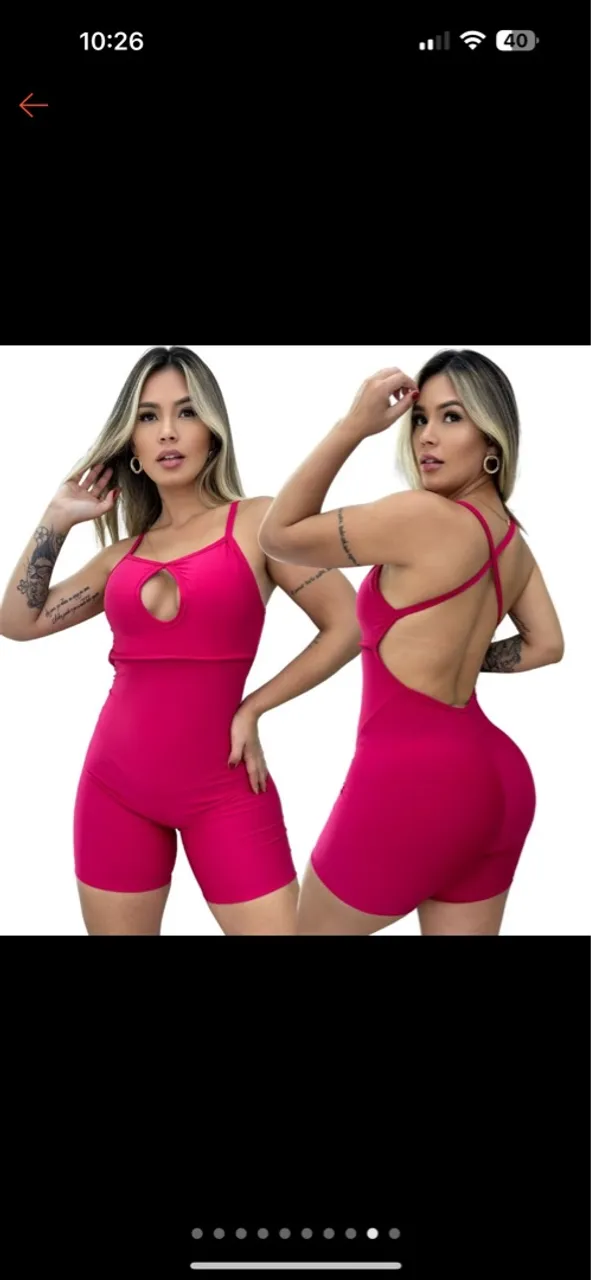 Macacão Fitness academia