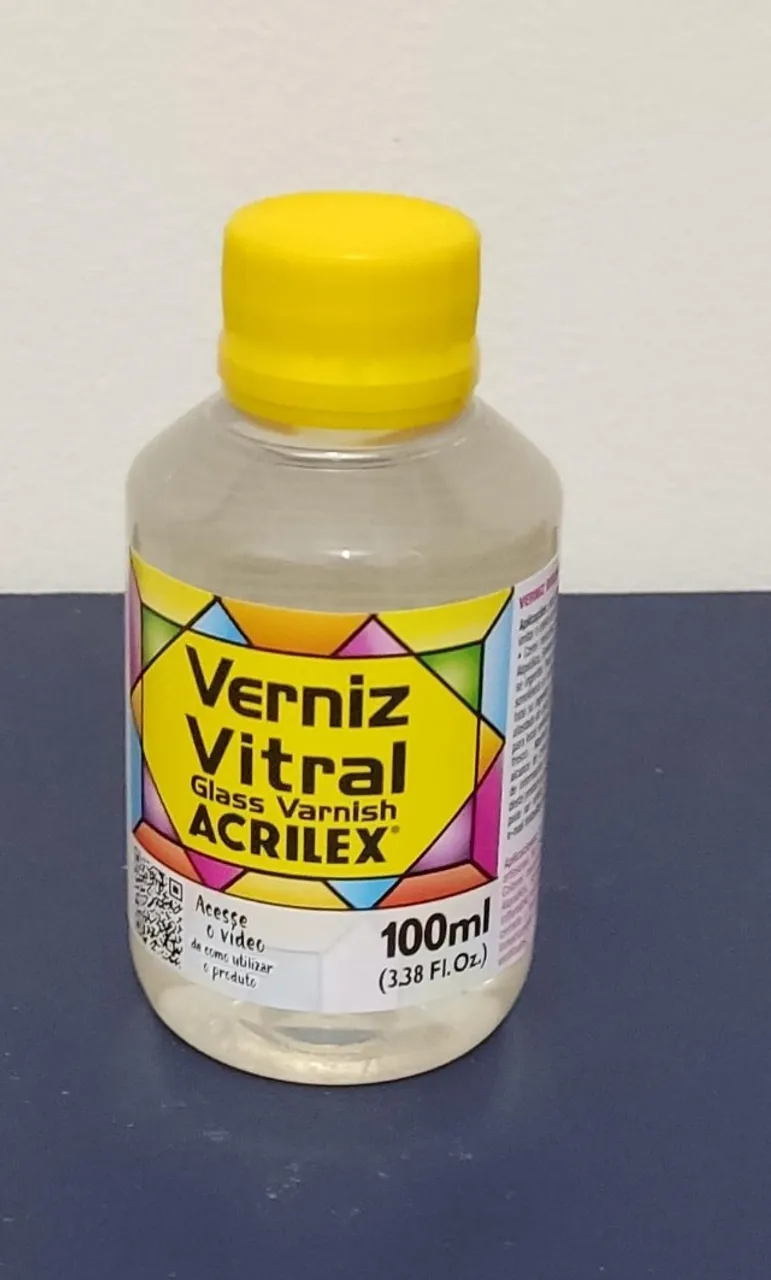 Verniz Vitral 100ml Incolor Acrilex