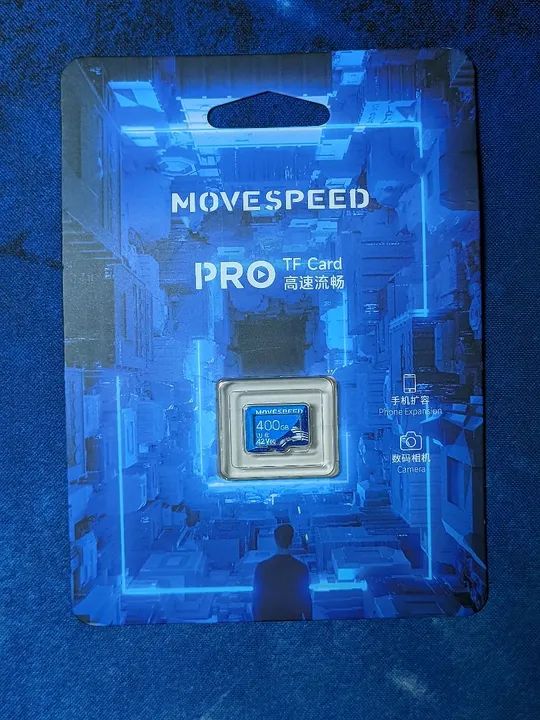 Cartão de memória 400GB Movespeed até 100MB/s