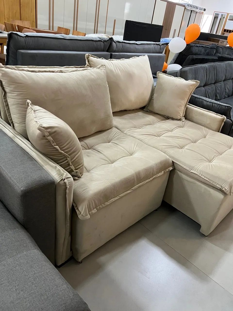 Sofá Sem Caixa com Molas NOVO MOSTRUÁRIO 65570246520194120