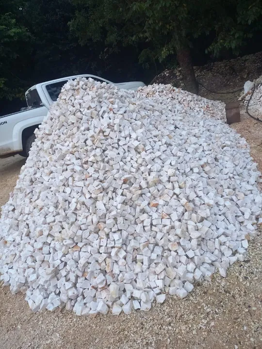 Pedra portuguesa branca para revestimento