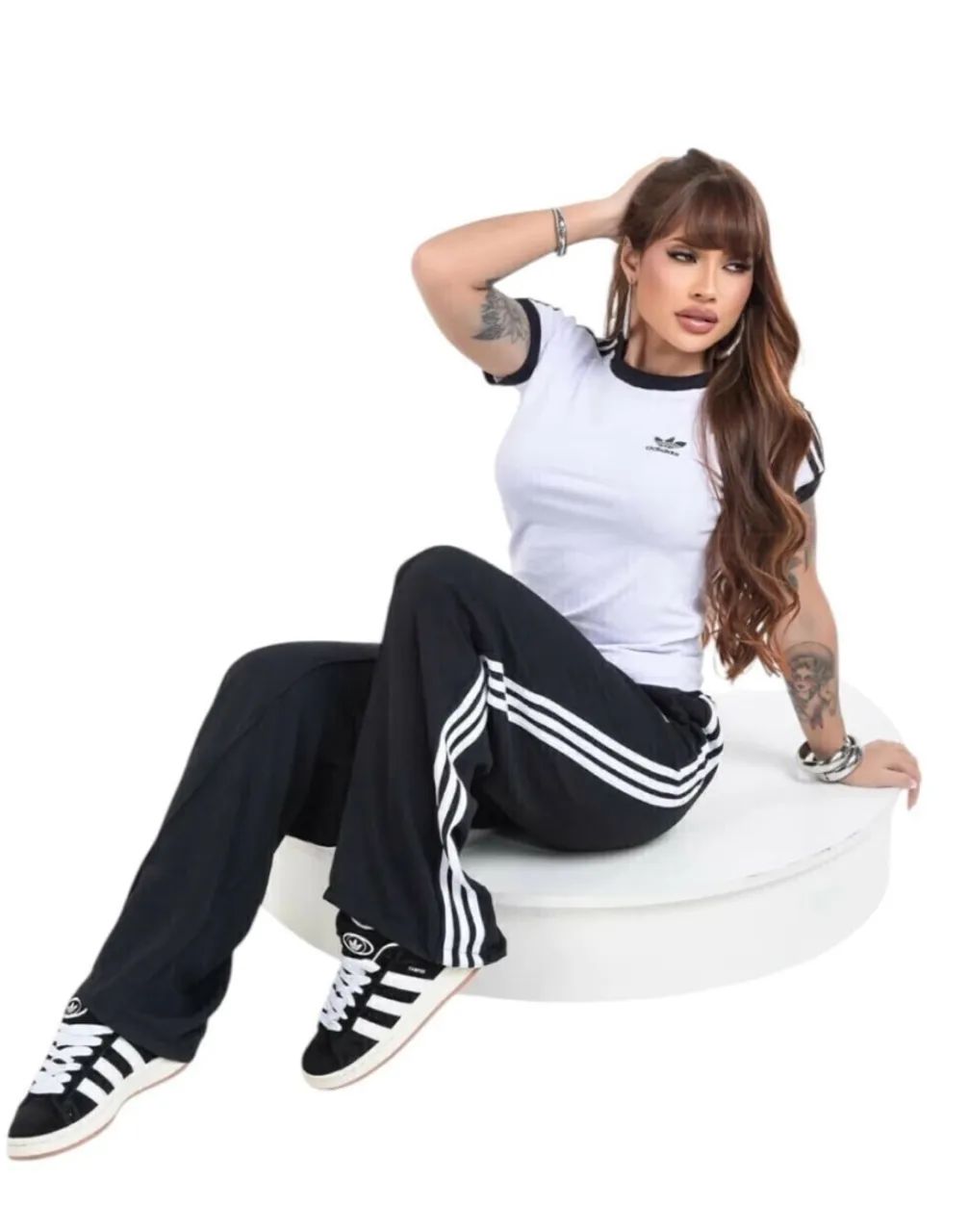 Calça Pantalona Adidas Retrô  - Foto 4